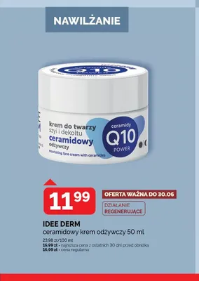 Ceramidowy krem odżywczy IDEE DERM promocja w Ziko Dermo