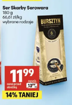 Ser Bursztyn Skarby Serowara promocja w Delikatesy Centrum