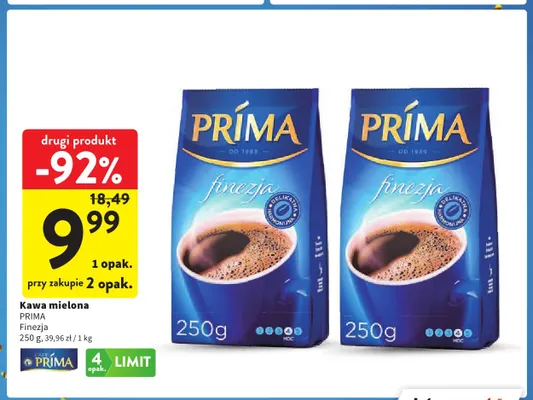 Kawa mielona Prima Finezja promocja w Intermarche