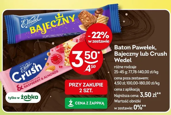 Baton E.Wedel Bajeczny promocja w Żabka