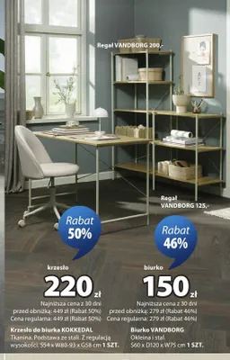Biurko VANDBORG promocja w Jysk
