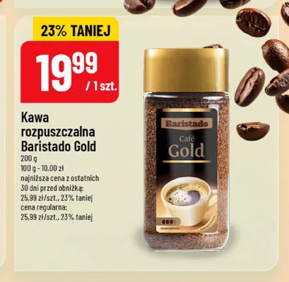 Kawa rozpuszczalna Baristado Gold promocja w POLOmarket