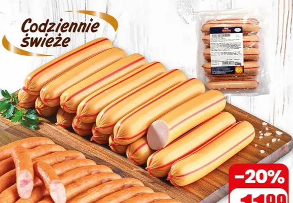 Parówki Śląskie Agro Rydzyna promocja w Dino