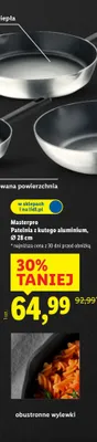 Patelnia z kutego aluminium Ø 28 cm promocja w Lidl