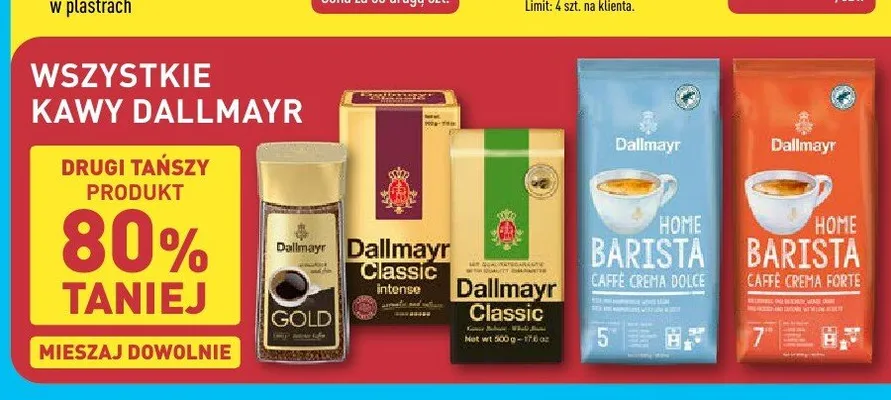 Kawa rozpuszczalna Dallmayr Gold promocja w Aldi