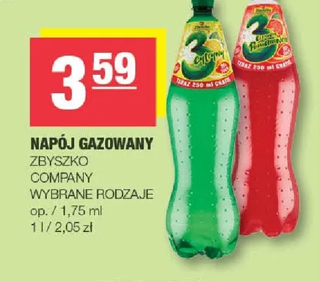 Napój gazowany Zbyszko Company promocja w SPAR