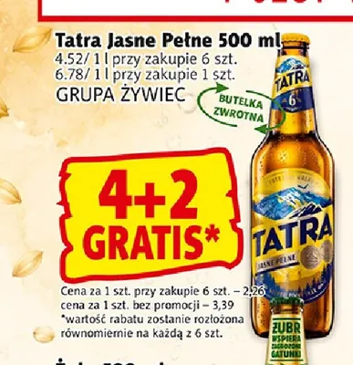 Piwo Tatra promocja w Prim Market
