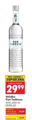 Wódka Pan Tadeusz 40% promocja w Biedronka