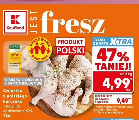 Ćwiartka z polskiego kurczaka promocja w Kaufland