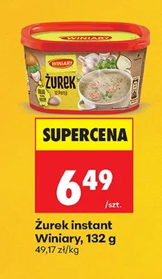Żurek instant promocja w Biedronka