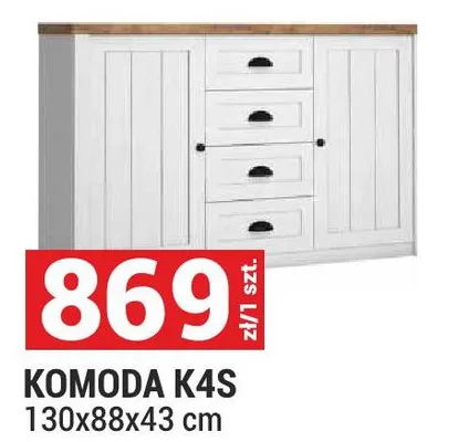 Komoda K4S promocja w Merkury Market
