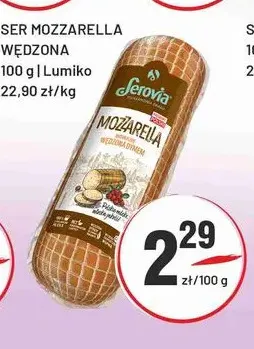 Ser mozzarella wędzona Serovia promocja w Sedal