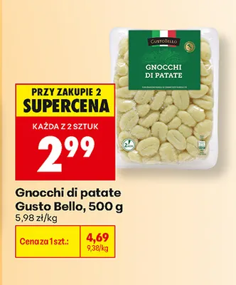 Gnocchi di patate Gusto Bello promocja w Biedronka