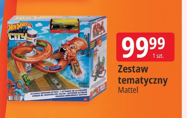 Zestaw tematyczny Mattel promocja w Leclerc