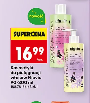 Odżywka do włosów Niuviu Blossom Time promocja w Biedronka