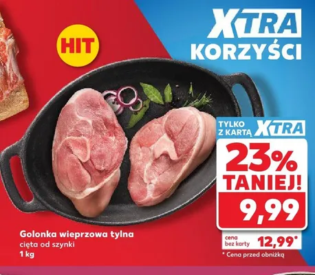 Golonka wieprzowa tylna cięta od szynki promocja w Kaufland