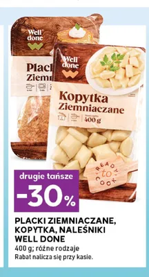 Kopytka ziemniaczane Well Done promocja w Stokrotka