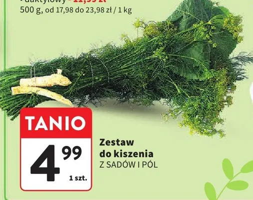 Zestaw do kiszenia Z SADÓW I PÓL promocja w Intermarche