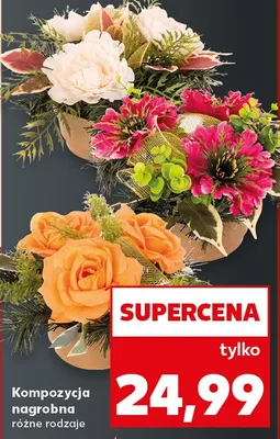 Kompozycja nagrobna Kaufland promocja w Kaufland