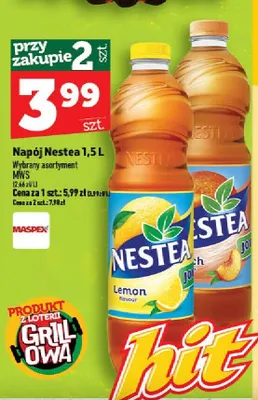 Napój Nestea Lemon flavour promocja w TOPAZ