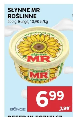 Margaryna Słynne MR Roślinne promocja w Stokrotka