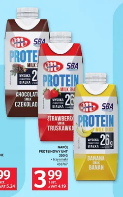 Napój proteinowy UHT Mlekovita Super Body Active o smaku czekoladowym promocja w Selgros