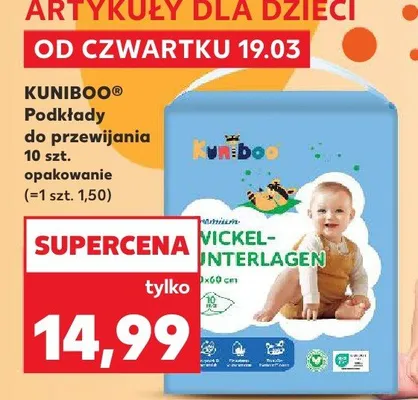 Podkłady do przewijania promocja w Kaufland