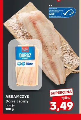 Dorsz czarny porcje Abramczyk promocja w Kaufland