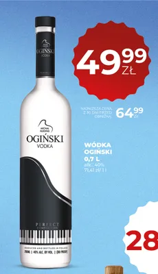 Wódka Ogiński promocja w Duży Ben