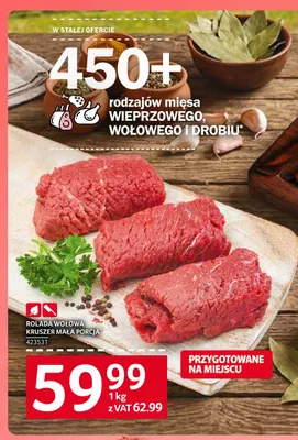 Rolada wołowa kruszer mała porcja promocja w Selgros