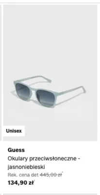 Okulary przeciwsłoneczne Guess jasnoniebieski promocja w Lounge by Zalando