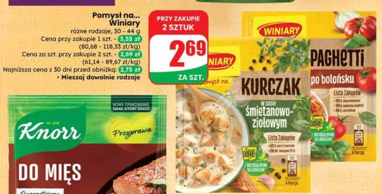 Przyprawa do mięs promocja w Dino