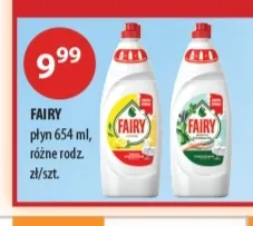 Płyn do mycia naczyń Fairy promocja w Drogerie Laboo