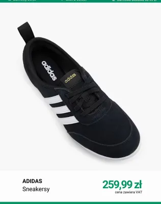 Sneakersy Adidas promocja w Deichmann