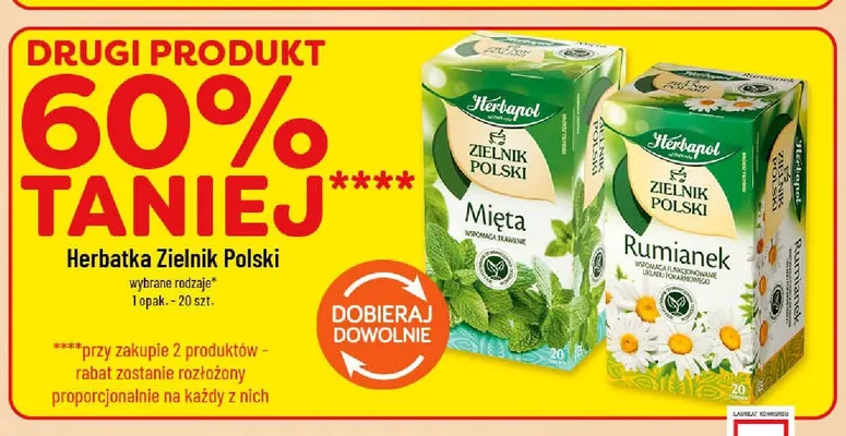 Herbatka Zielnik Polski Mięta promocja w POLOmarket