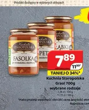 Danie gotowe Kuchnia Staropolska promocja w Delfin