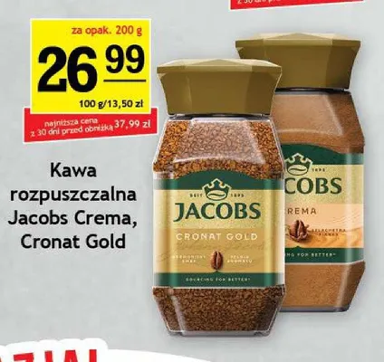 Kawa rozpuszczalna Jacobs Cronat Gold promocja w Gram Market