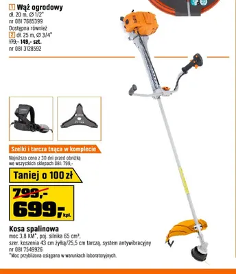 Kosa spalinowa promocja w OBI