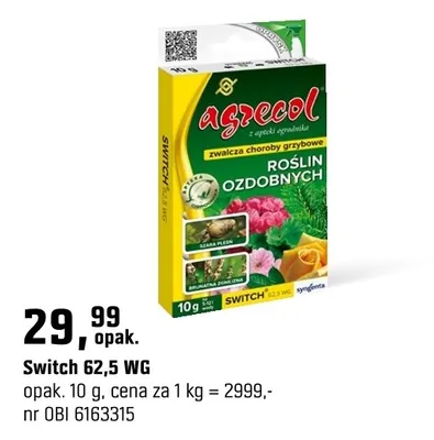 Switch 62,5 WG promocja w OBI
