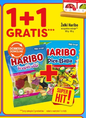 Żelki Haribo Tropifrutti promocja w POLOmarket