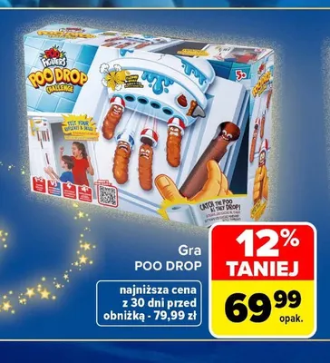 Gra Poo Drop promocja w Carrefour