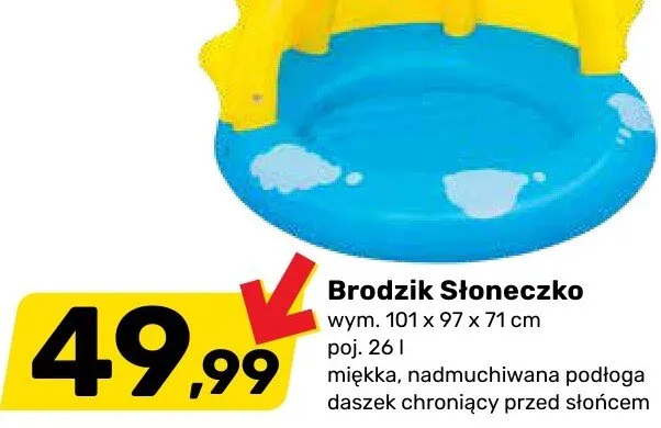 Brodzik Słoneczko promocja w Bricomarche