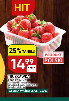 Truskawka polska promocja w Chata Polska
