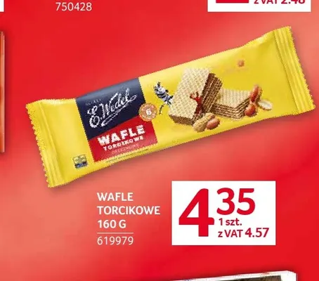 Wafle torcikowe E.Wedel promocja w Selgros