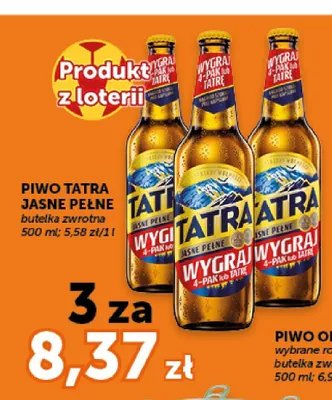 Piwo Tatra Jasne Pełne promocja w ABC
