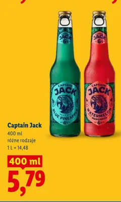 Piwo captain jack różne rodzaje promocja w Lidl