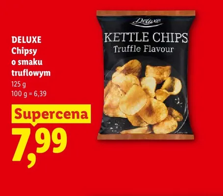 Chipsy o smaku truflowym Deluxe promocja w Lidl