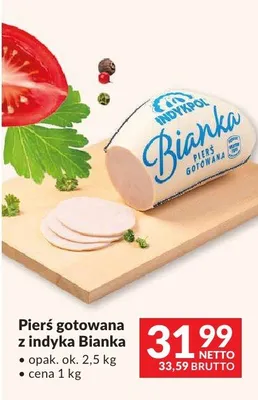 Pierś gotowana z indyka Bianka Indykpol promocja w Makro