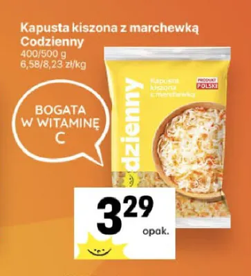 Kapusta kiszona z marchewką Codzienny promocja w Delikatesy Centrum