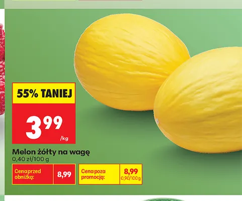 Melon żółty promocja w Biedronka